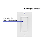 Placa armada con interruptor sencillo Classic - PA-APSE-CLP / 40017