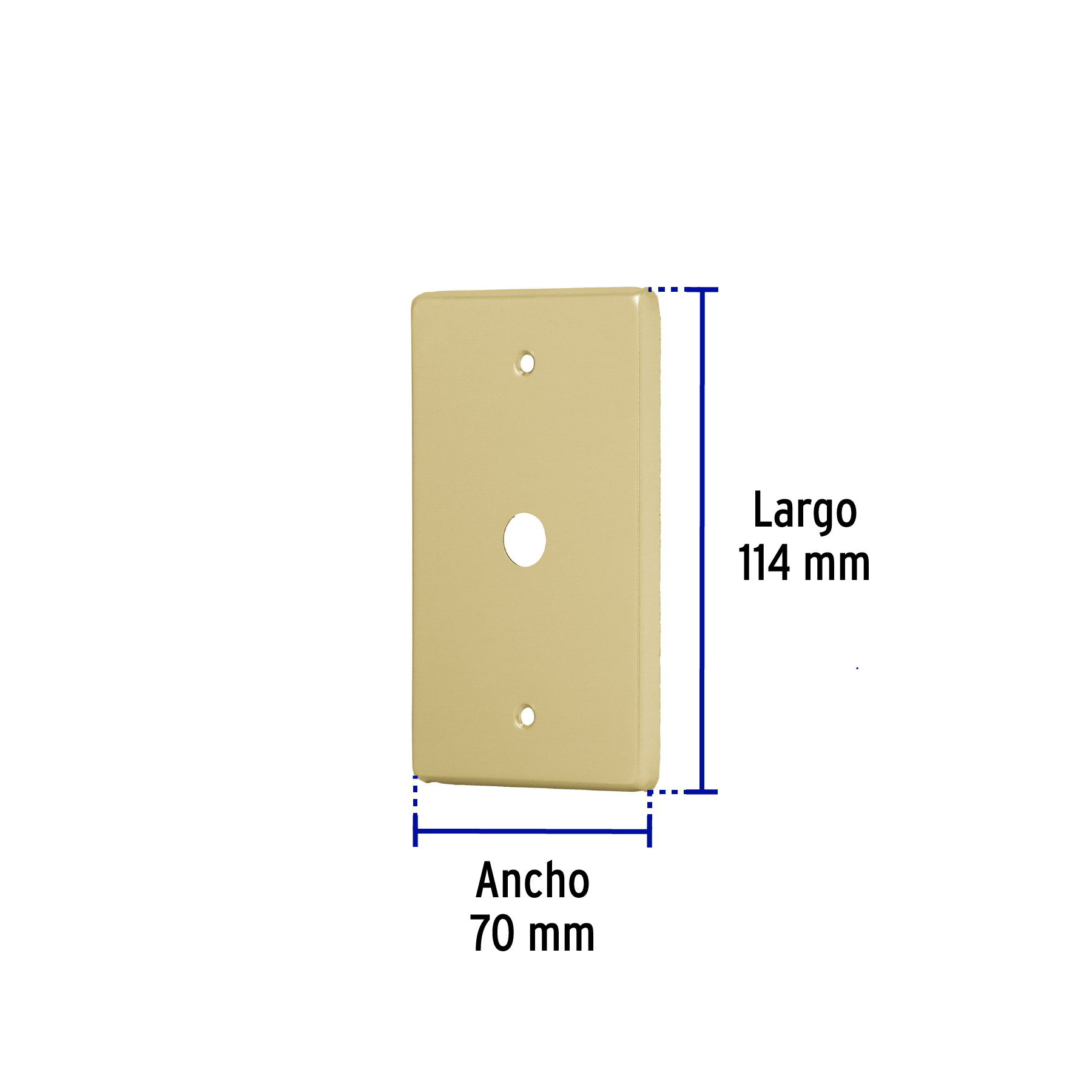 Placa pasacable de aluminio, línea Standard - PAAN-S / 46404 Placa pasacable de aluminio, línea Standard - PAAN-S / 46404