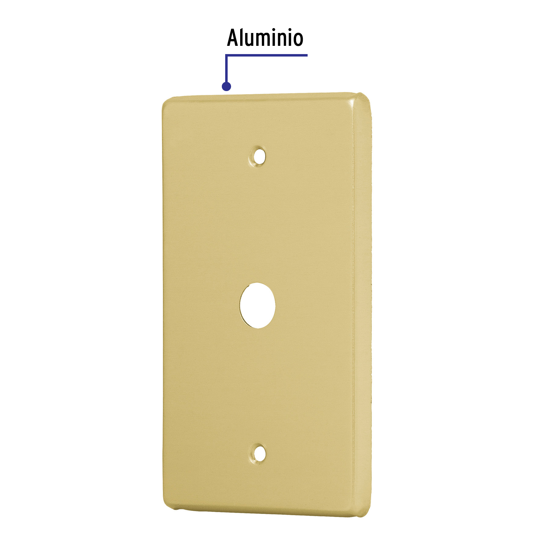 Placa pasacable de aluminio, línea Standard - PAAN-S / 46404 Placa pasacable de aluminio, línea Standard - PAAN-S / 46404