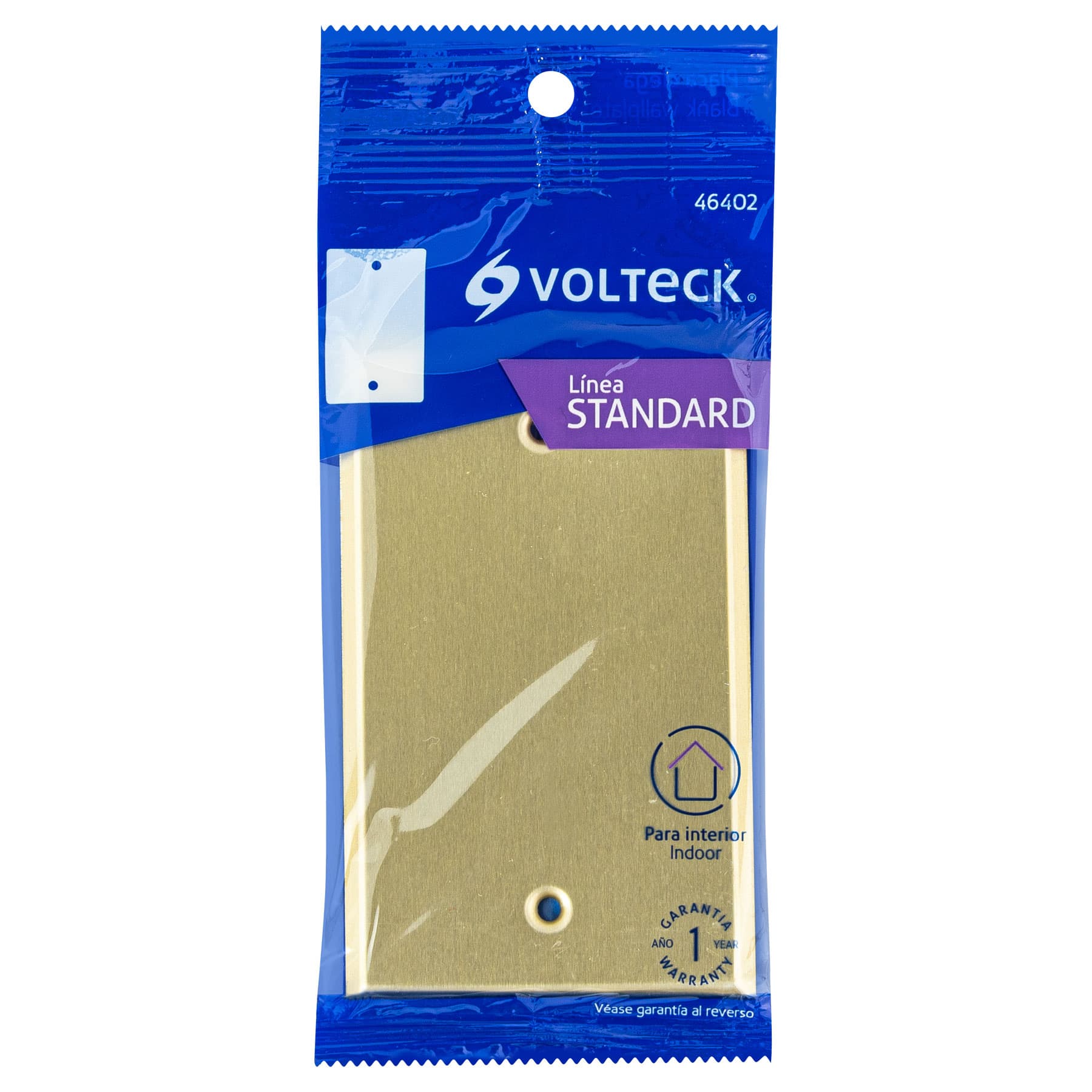 Placa ciega, de aluminio, línea Standard - PACI-S / 46402 Placa ciega, de aluminio, línea Standard - PACI-S / 46402