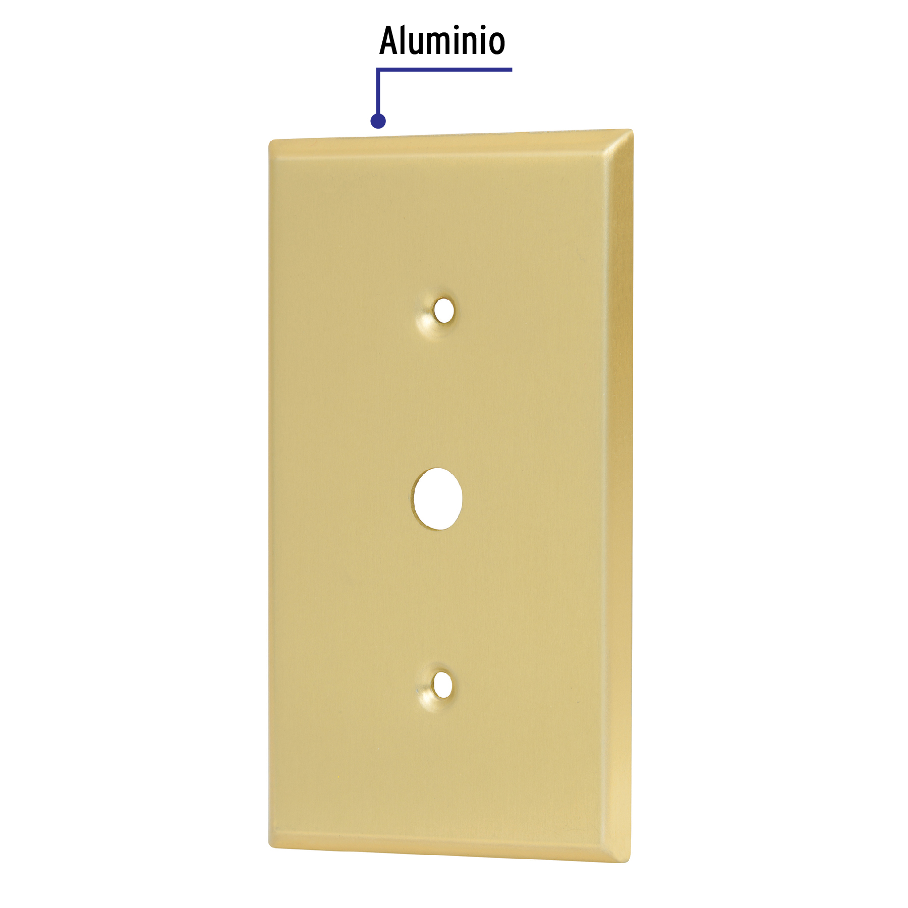 Placa para atenuador, de aluminio, línea Standard - PADI-S / 48174 Placa para atenuador, de aluminio, línea Standard - PADI-S / 48174