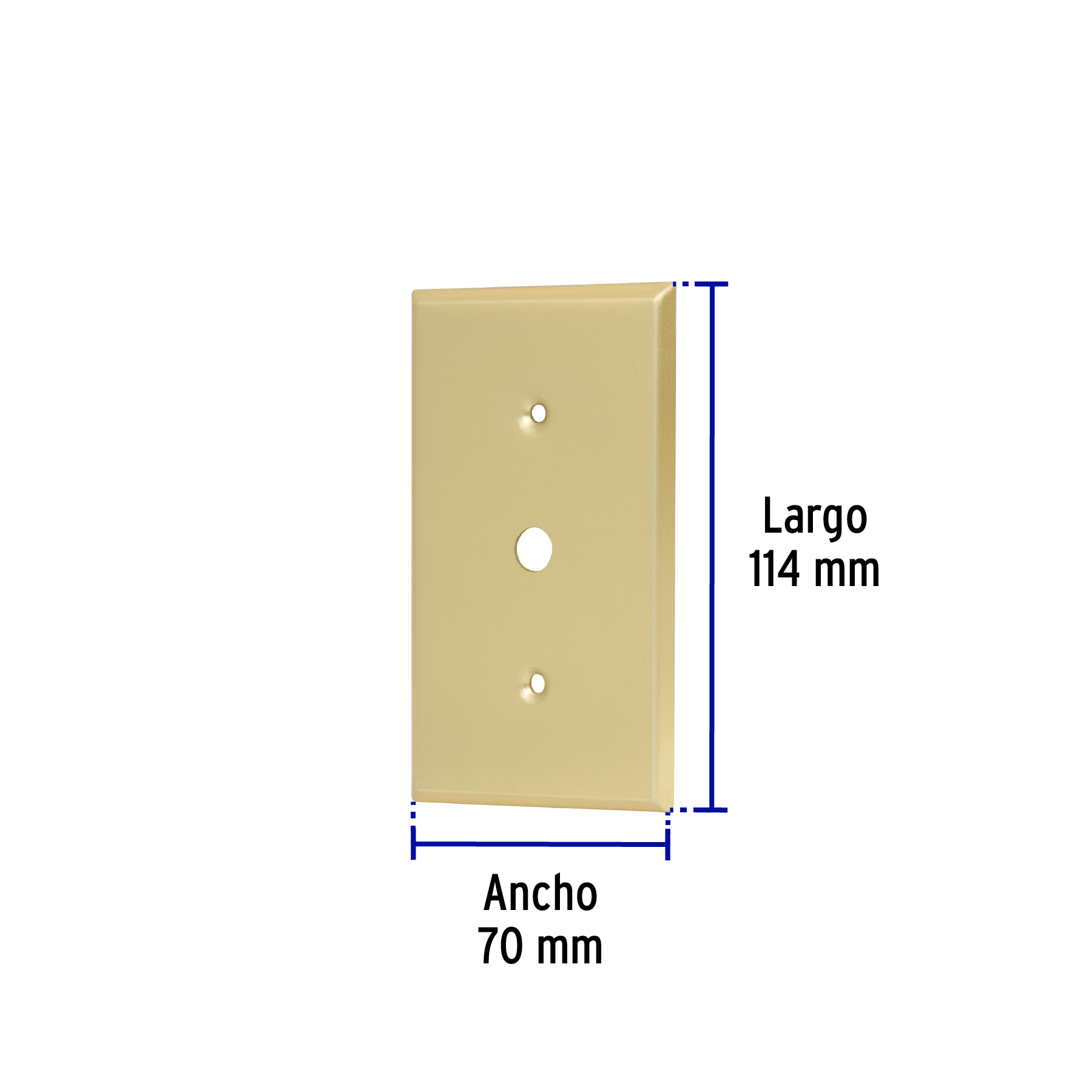 Placa para atenuador, de aluminio, línea Standard - PADI-S / 48174 Placa para atenuador, de aluminio, línea Standard - PADI-S / 48174