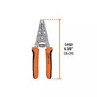 Pinza 6" pela cables, 20 a 10 AWG, TRUPER - PE-CA-61 / 103351
