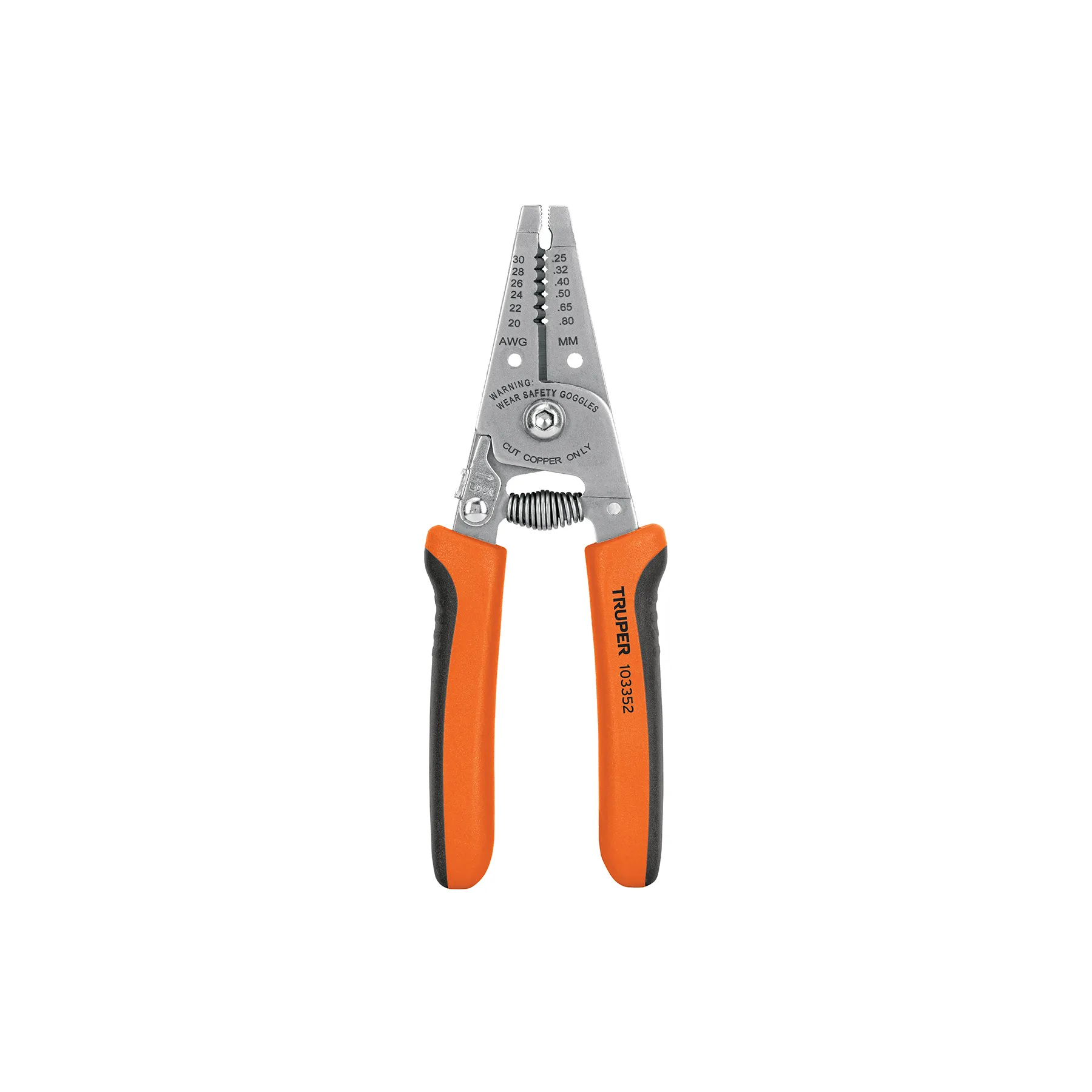 Pinza 6" pela cables, 30 a 20 AWG, TRUPER - PE-CA-62 / 103352 Pinza 6" pela cables, 30 a 20 AWG, TRUPER - PE-CA-62 / 103352