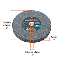 piedra-para-esmeril-8-x-1-óxido-de-aluminio-grano-36-pies-8136-16411 piedra-para-esmeril-8-x-1-óxido-de-aluminio-grano-36-pies-8136-16411