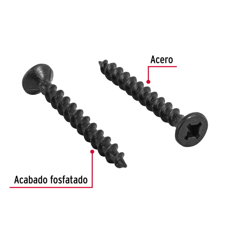 Bolsa con 200 pijas #8 x 1-1/2' tipo Quadrex - PIQU-8X1-1/2 / 44893