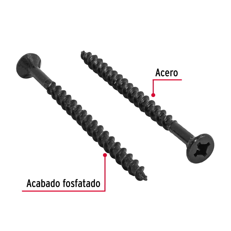 Bolsa con 200 pijas #8 x 2-1/2' tipo Quadrex - PIQU-8X2-1/2 / 44896