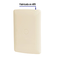 Placa de ABS ciega, línea Italiana, color marfil - PPC-I / 46144