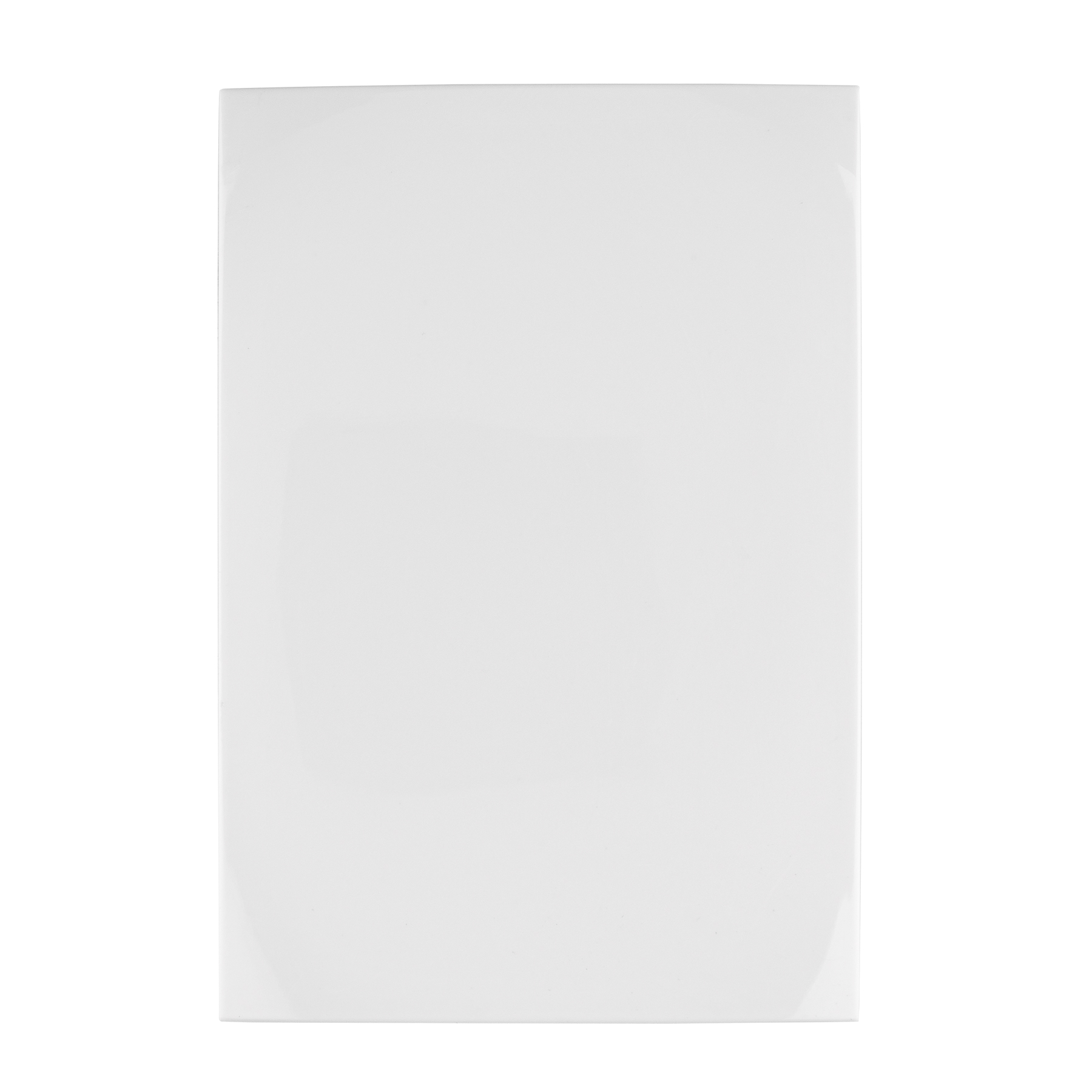Placa de ABS ciega, línea Oslo, color blanco - PPCI-OB / 48306 Placa de ABS ciega, línea Oslo, color blanco - PPCI-OB / 48306