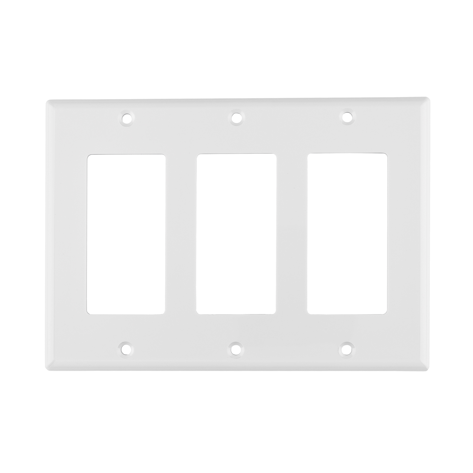 Placa 3 ventanas, de policarbonato, línea Classic - PPTR-CL / 46420