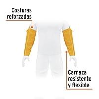 Protección para soldar, mangas de carnaza - PROSO-2 / 13117 Protección para soldar, mangas de carnaza - PROSO-2 / 13117