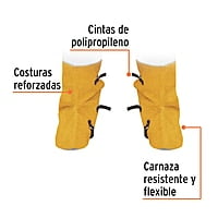 Protección para soldar, polainas de carnaza - PROSO-3 / 13118 Protección para soldar, polainas de carnaza - PROSO-3 / 13118