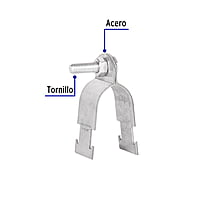 Abrazadera para unicanal de 1 1/2', Volteck 46426 Abrazadera para unicanal de 1 1/2', Volteck 46426
