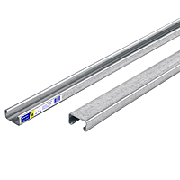 Perfil monocanal sólido de 3 m, 4 x 2 cm cal. 16, VOLTECK - 47759 - PU-162S - Caja con 2 Pieza – Master 0