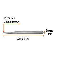 punzón-1-4-para-barrenar-largo-4-1-4-truper-pubar-1-4-12218 punzón-1-4-para-barrenar-largo-4-1-4-truper-pubar-1-4-12218