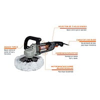 Pulidora 7' 1200 W velocidad variable, industrial, Truper - PULA-7N / 16673 Pulidora 7' 1200 W velocidad variable, industrial, Truper - PULA-7N / 16673