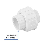 Tuerca unión lisa de PVC, 3/4' - PVC-972 / 45436 Tuerca unión lisa de PVC, 3/4' - PVC-972 / 45436