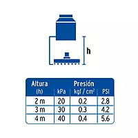Regadera acero inoxidable, 8', con brazo, satinado, Riviera - R-308N / 45772