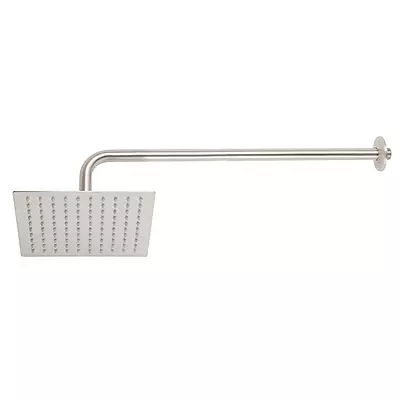 Regadera acero inoxidable, 8', con brazo, satinado, Riviera - R-308N / 45772
