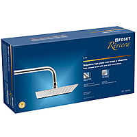 Regadera acero inoxidable, 10', con brazo, cromado, Riviera - R-310 / 45773 Regadera acero inoxidable, 10', con brazo, cromado, Riviera - R-310 / 45773