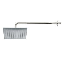 Regadera acero inoxidable, 10', con brazo, cromado, Riviera - R-310 / 45773 Regadera acero inoxidable, 10', con brazo, cromado, Riviera - R-310 / 45773