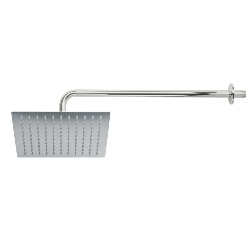 Regadera acero inoxidable, 10', con brazo, cromado, Riviera - R-310 / 45773 Regadera acero inoxidable, 10', con brazo, cromado, Riviera - R-310 / 45773
