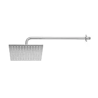 Regadera acero inoxidable, 10', con brazo, satinado, Riviera - R-310N / 45774 Regadera acero inoxidable, 10', con brazo, satinado, Riviera - R-310N / 45774