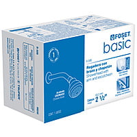 Regadera redonda, cabeza ABS, 2-1/2', Basic - R-506 / 49245 Regadera redonda, cabeza ABS, 2-1/2', Basic - R-506 / 49245