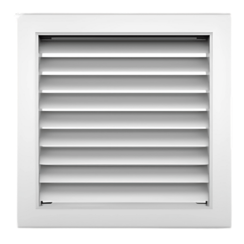 Rejilla de Retorno Estándard, Aletas Curvas a 45°, Acero Blanco, 16'' X 12'' - R45AB16.0012.00