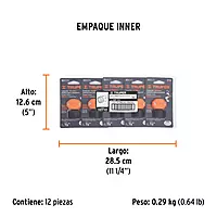 Conector plástico, hembra 1/2' - REF-1/2 / 12712