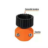 Conector plástico, hembra 1/2' - REF-1/2 / 12712