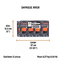 Conector plástico, macho 5/8'-3/4' - REM-5/8-3/4 / 12716 Conector plástico, macho 5/8'-3/4' - REM-5/8-3/4 / 12716