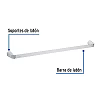 Toallero de barra, cromado, línea Riviera - RIA-76 / 45209