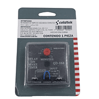 Retardador de Tiempo para Refrigerador Tiempo de Retraso 2seg a 10 min Amperes 18 Voltaje 110/120 Voltaje CA o CD 1.5 Modelo QD-068 RTTMPO068 ERO Retardador de Tiempo para Refrigerador Tiempo de Retraso 2seg a 10 min Amperes 18 Voltaje 110/120 Voltaje CA o CD 1.5 Modelo QD-068 RTTMPO068 ERO