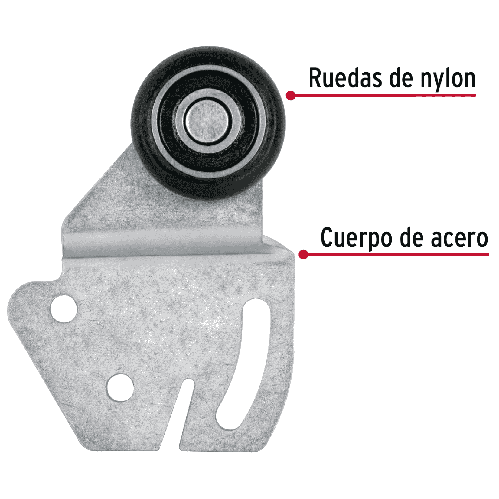Sistema corredizo para riel superior de clóset, HERMEX-SC-01 / 48970