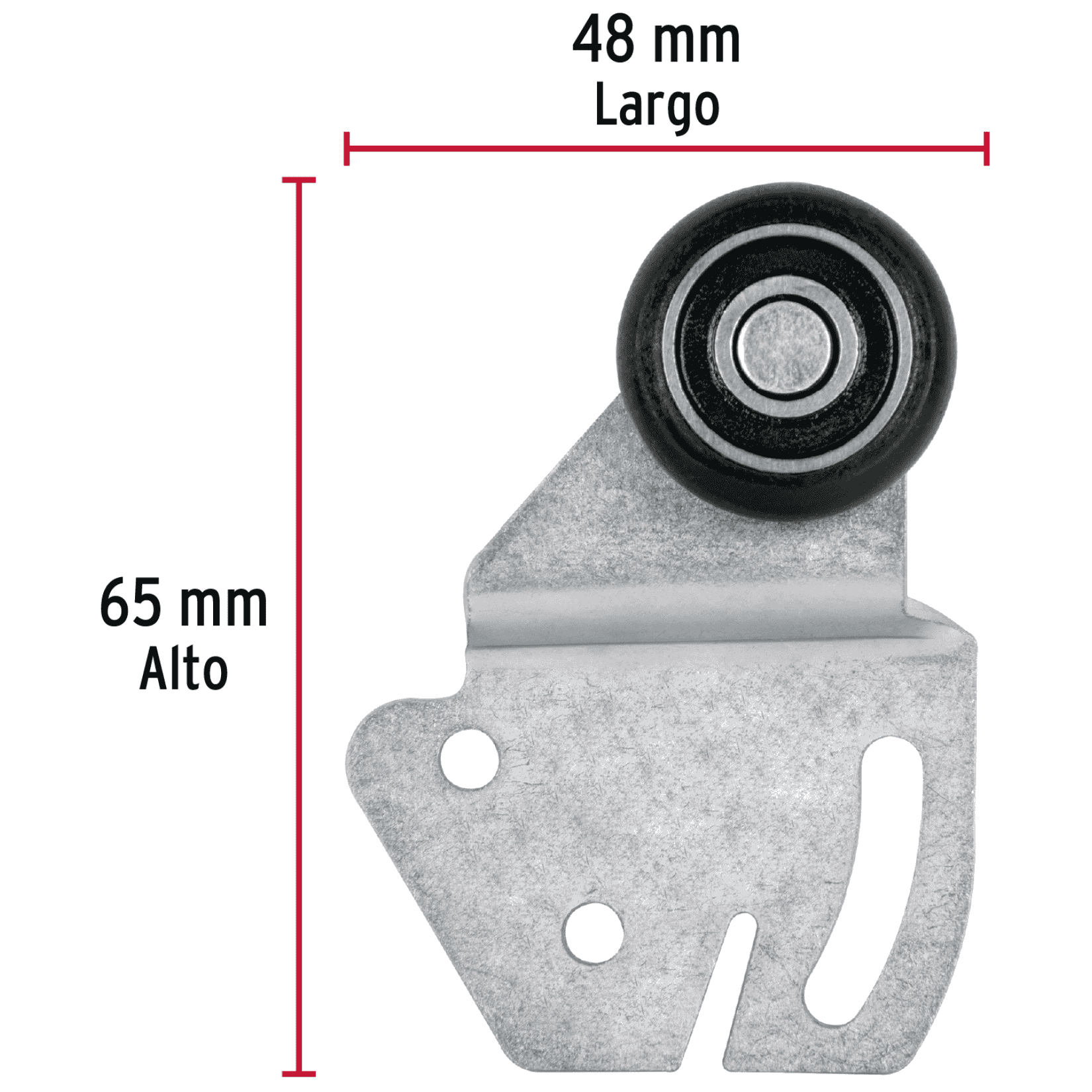 Sistema corredizo para riel superior de clóset, HERMEX-SC-01 / 48970