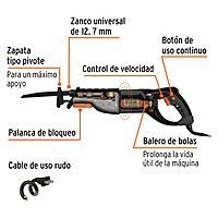 Sierra sable 900 W velocidad variable, industrial - SISA-N2 / 17269 Sierra sable 900 W velocidad variable, industrial - SISA-N2 / 17269