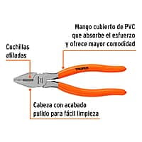 Pinza para electricista 7', mango de PVC - T200-7 / 17307