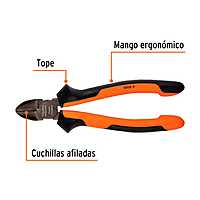 pinza-corte-diagonal-7-mango-comfort-grip-t202-7x-12349