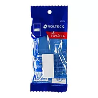 Tapón ciego, 1 módulo, línea Española, color blanco - TA-EB / 47058