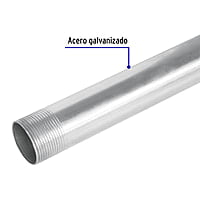 Instalacion de tuberia conduit 3/4" galvanizado 1 metro, pared delgada Instalacion de tuberia conduit 3/4" galvanizado 1 metro, pared delgada