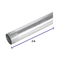 Instalacion de tuberia conduit 3/4" galvanizado 1 metro, pared delgada Instalacion de tuberia conduit 3/4" galvanizado 1 metro, pared delgada