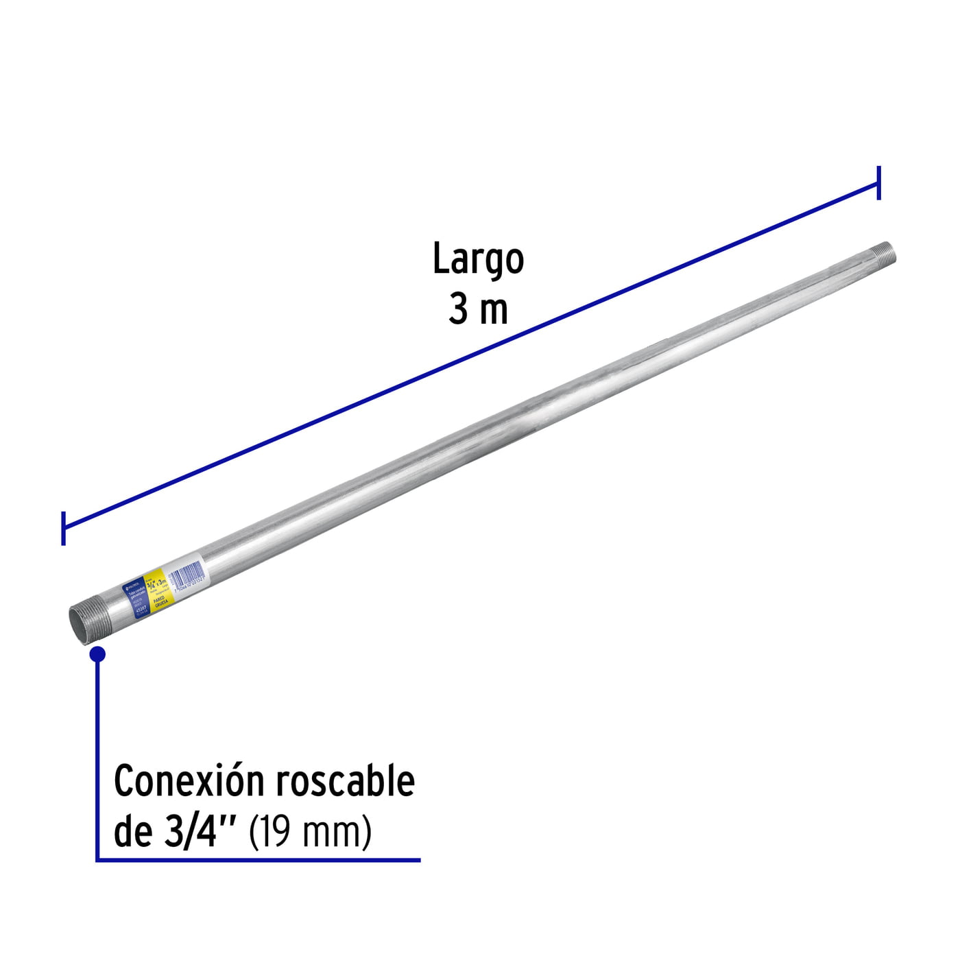 PORTAGOMMA PORTA GOMMA TUBO ACQUA FEMMINA 1"-3/4 X RACCORDO AD - Foto 2
