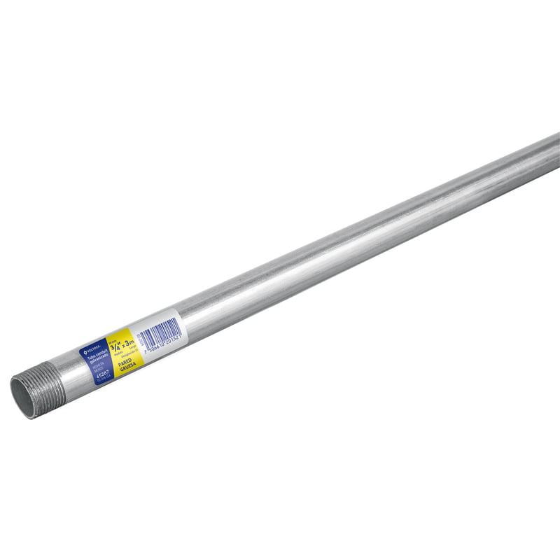 Tubo Conduit 3/4' pared gruesa (1.6 mm), et. amarilla, 3 m 45287 - TC-3/4-GA