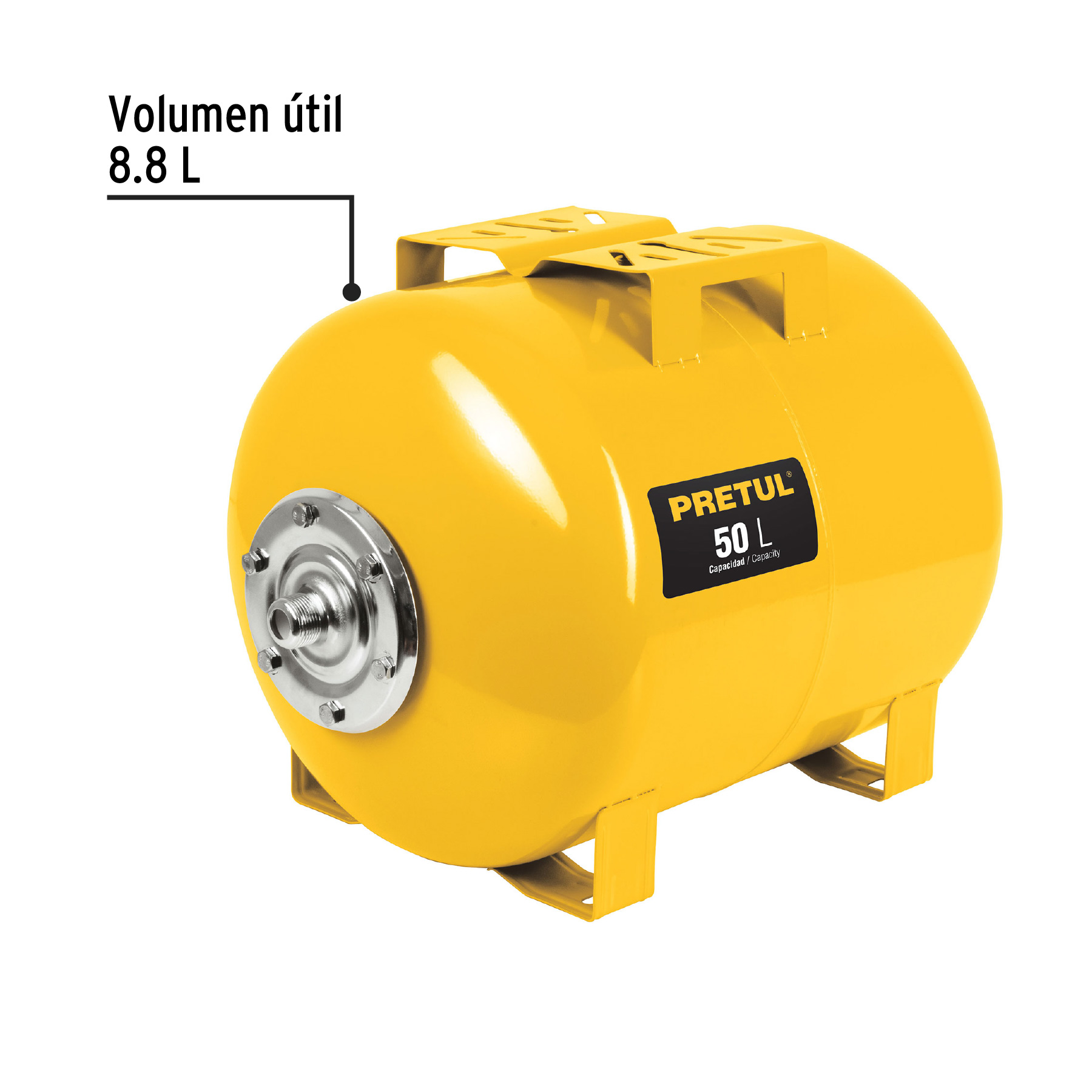 Tanque para bombas hidroneumáticas HIDR-1/2X50P, Pretul - TAN-HIDR-1/2X50P / 27041