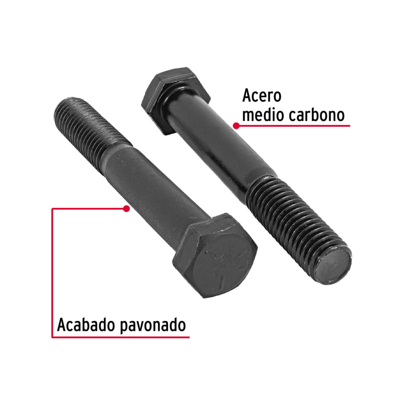 Bolsa con 20 tornillos 1/2' x 3-1/2' de acero, grado 5 - TOR5-1/2X3-1/2 / 44804 Bolsa con 20 tornillos 1/2' x 3-1/2' de acero, grado 5 - TOR5-1/2X3-1/2 / 44804