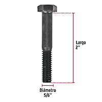 Bolsa con 60 tornillos 5/16' X 2-1/2' de acero, grado 5 - TOR5-5/16X2-1/2 / 44777 Bolsa con 60 tornillos 5/16' X 2-1/2' de acero, grado 5 - TOR5-5/16X2-1/2 / 44777