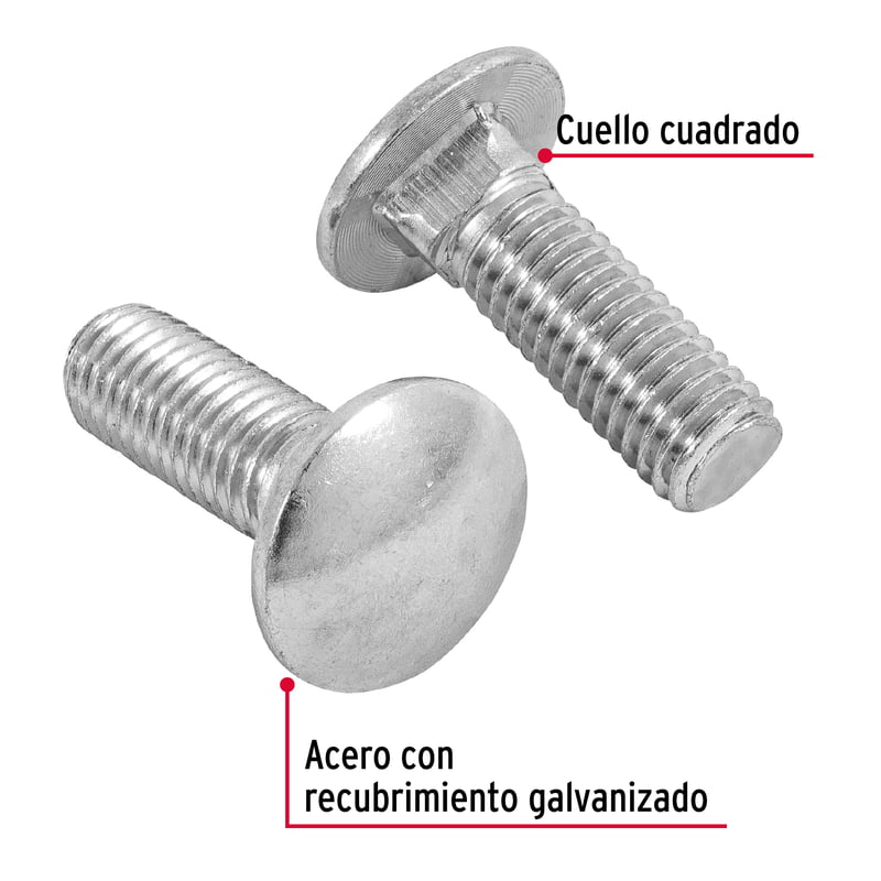 Bolsa con 30 tornillos 1/2' x 1-1/2' tipo coche - TORC-1/2X1-1/2 / 44747 Bolsa con 30 tornillos 1/2' x 1-1/2' tipo coche - TORC-1/2X1-1/2 / 44747