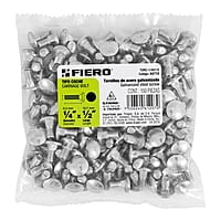 Bolsa con 150 tornillos 1/4' x 1/2' tipo coche - TORC-1/4X1/2 / 44710