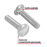 Bolsa con 50 tornillos 5/16' x 1-1/2' tipo coche - TORC-5/16X1-1/2 / 44722